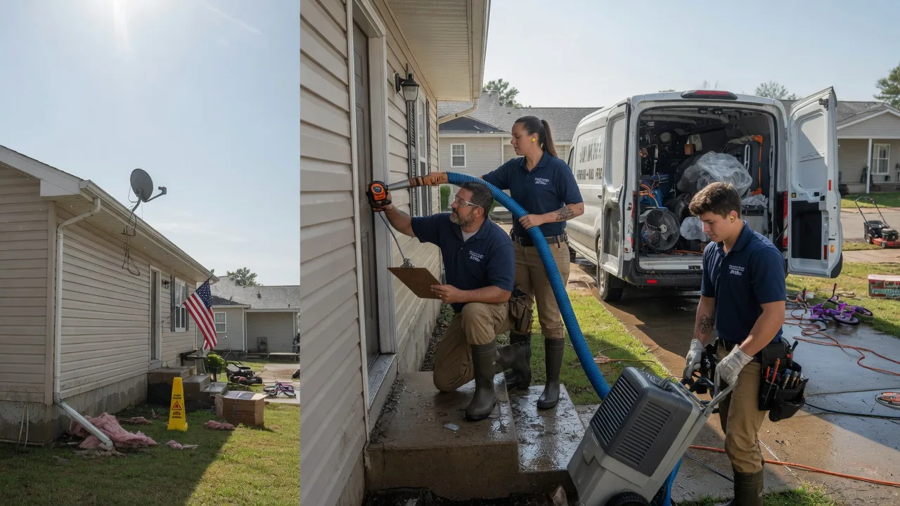 Ceiling Water Damage Restoration in Rocky River, OH near me